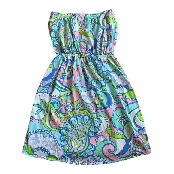 Lilly Pulitzer Strapless Sundress, Size XS, Good Condition. - Picture 2 of 4